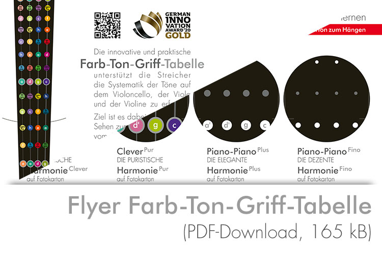 Farb-Ton-Griff-Tabelle.de Flyer 2022 Download