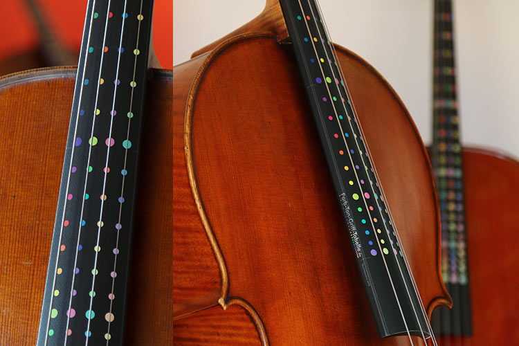 Farbton Grifftabelle Modell Quintessenz Violoncello Cello Folie