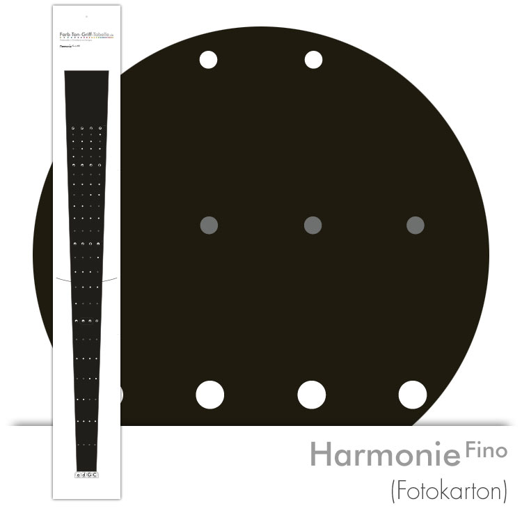 Farbton-Grifftabelle Modell Harmonie Fino (Fotokarton)
